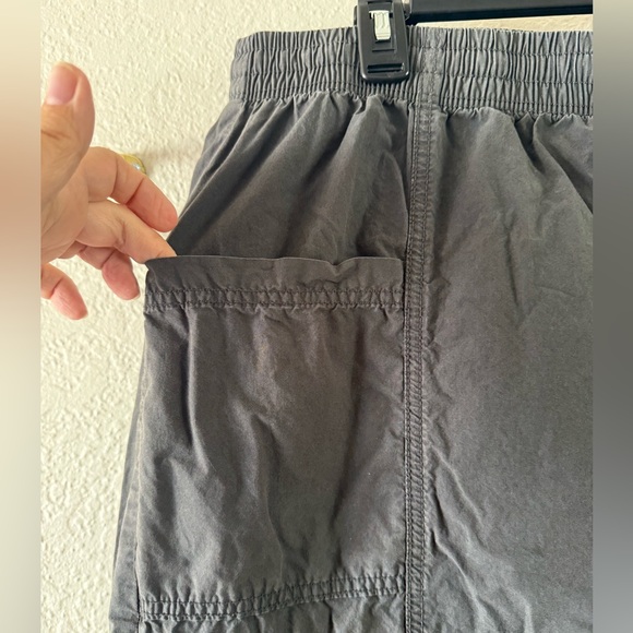 Aerie High Waisted Go For It Baggy Cargo Pants Women’s XL Smoked Gray Skater - Picture 4 of 11